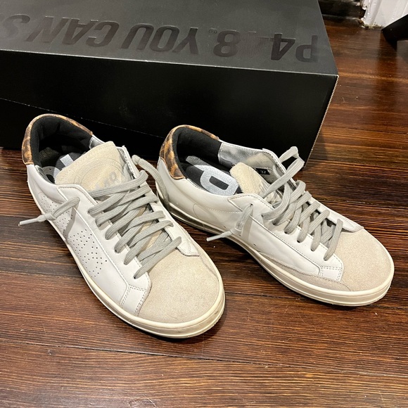 P448 John leopard back sneakers - Picture 4 of 10